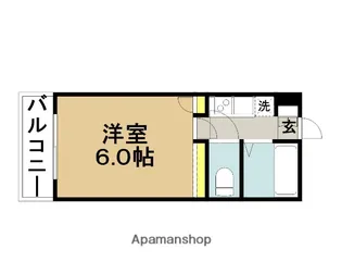 ベルヴィーユ清武【3階】の間取り