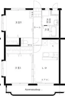 サニーコートⅡ【302号室】の間取り
