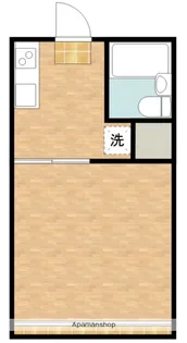 やなぎハイツ【202号室】の間取り