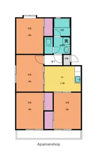 レジデンス恒久南218【105号室】の間取り