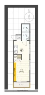 第3常盤ハイツ【401号室】の間取り