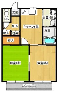 フォレストモールB棟【203号室】の間取り