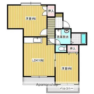 エクセレントクレージュB棟【303号室】の間取り