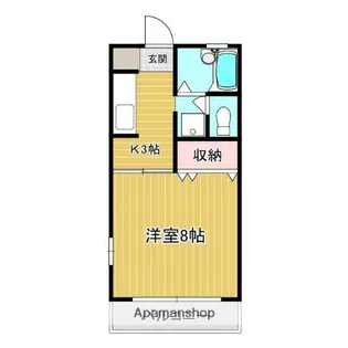 パイングローブⅢ【201号室】の間取り