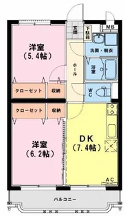 ユーミーアルタイルⅡ【1階】の間取り