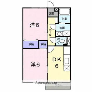 メルローズ本郷【205号室】の間取り