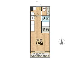 フィオーレおおとりⅡ【302号室】の間取り