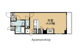 EXIA YANAGIMARU【701号室】の間取り