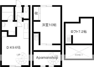 フローラⅡ【A号室】の間取り