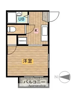 パインクレスト【1階】の間取り