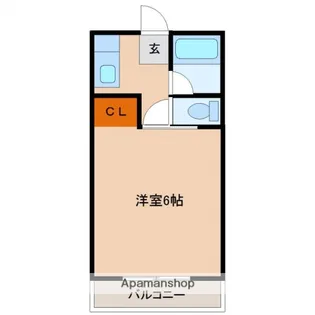 エレメント神宮東Ⅱ【202号室】の間取り