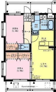 CREA TESORO【1階】の間取り