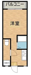 第5永吉ビル清水ハイツ【403号室】の間取り