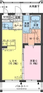 NUOVE CONNESSIONI【205号室】の間取り