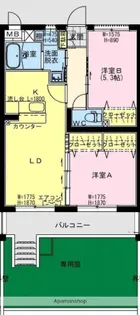 ベルビルJ【1階】の間取り