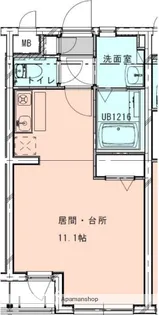 RUHE文化公園前通り【1階】の間取り