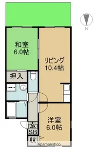 フォレストハイム【103号室】の間取り