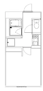 1Kの間取り画像