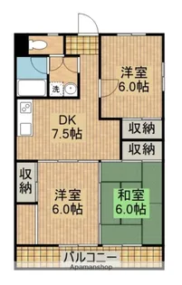 HAKUBA TOWN【301号室】の間取り