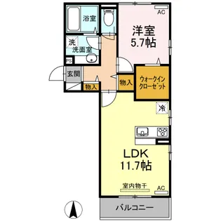 メモリーⅠ【3階】の間取り