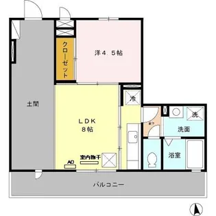 エランビタールSHIOMI【1階】の間取り