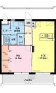 ユーミー高洲【2階】の間取り