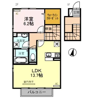 恵比寿ガーデンIII【2階】の間取り