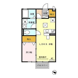 アフェクシオンYS【1階】の間取り