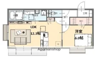 エスポワールタカムラⅡ【3階】の間取り