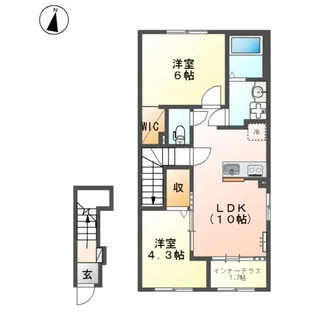 さくら【2階】の間取り