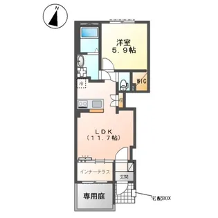 ORIENTAL COURT【1階】の間取り