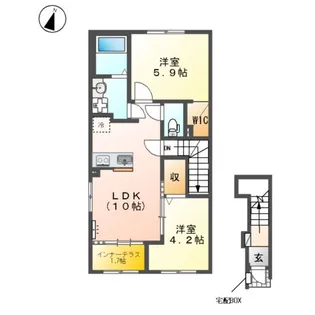 ORIENTAL COURT【2階】の間取り
