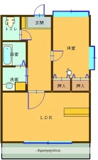 ニチエン大橋【7-A号室】の間取り