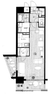 アルテノースタワー【9階】の間取り