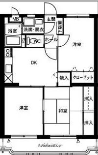 サンシャイン荒川【103号室】の間取り