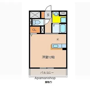 ソラーレ広島【604号室】の間取り