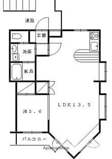 メダリストⅢ【403号室】の間取り