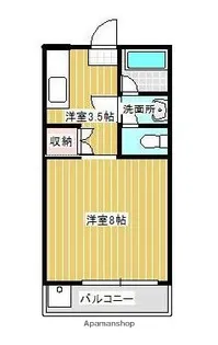 マンション永楽【109号室】の間取り