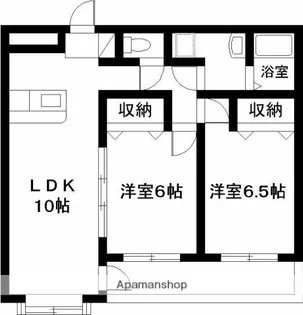 リージェントマンション【106号室】の間取り