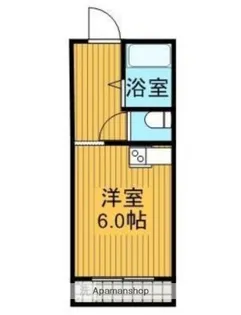 コーポ21加納【1階】の間取り