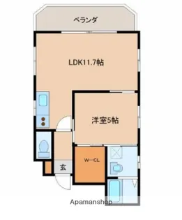 ソラーレ霧島【305号室】の間取り