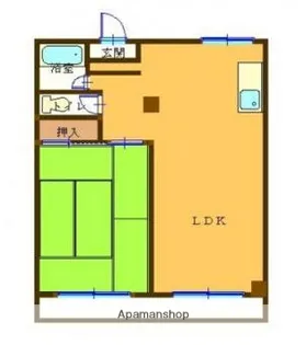 MOANA LE’A末広【203号室】の間取り