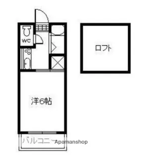 プチメゾン南月見ヶ丘【205号室】の間取り