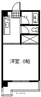 高洲コーポ【103号室】の間取り