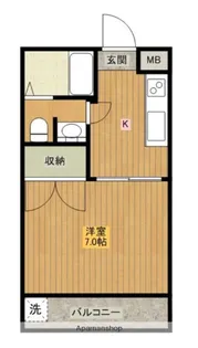 アーバンハイム【405号室】の間取り