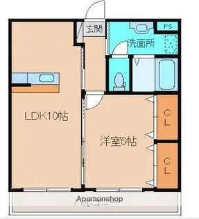 ルーツヒルズ【302号室】の間取り