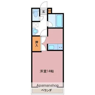 ジーピーⅡ番館【403号室】の間取り