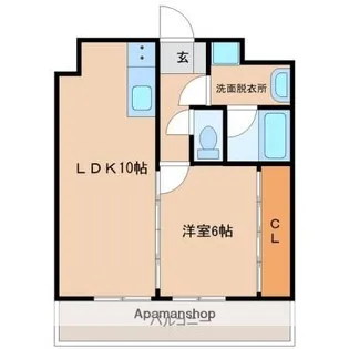 センチュリーコート5番館(芳士)【602号室】の間取り