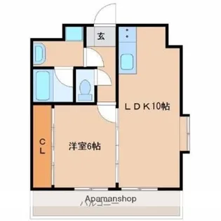センチュリーコート5番館(芳士)【101号室】の間取り