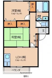 パークハイム【C103号室】の間取り